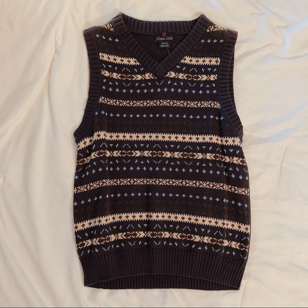 CLASS CLUB SWEATER VEST